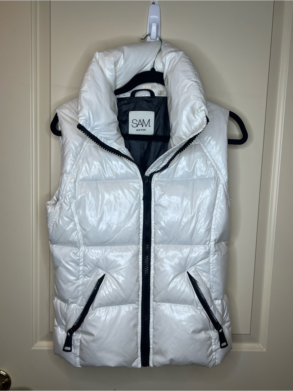 SAM New Freedom York Women's White Puffer Vest